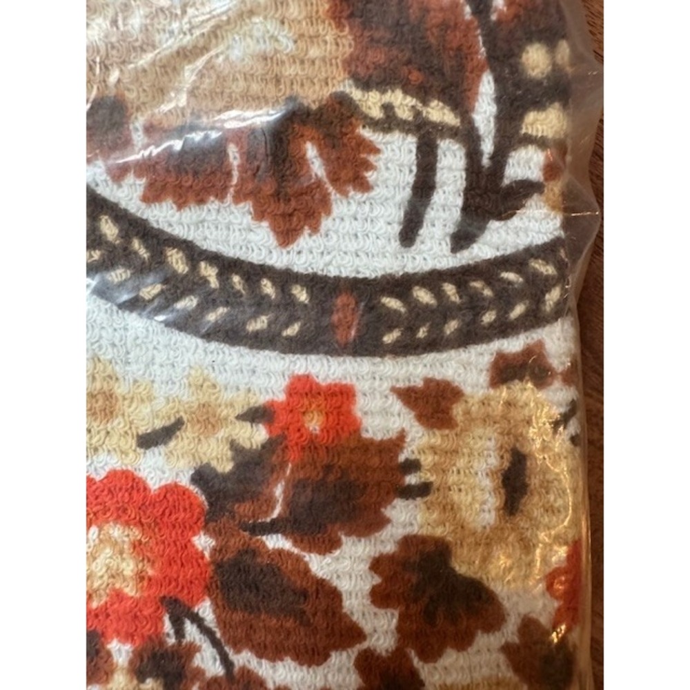 Tastemaker Stevens Terry Tablecloth 60x90 Vintage Paisley‎ Earth Brown NWT - Picture 7 of 7